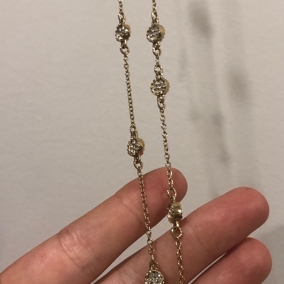 Kate spade diamond and gold necklace - Picture 4 of 5
